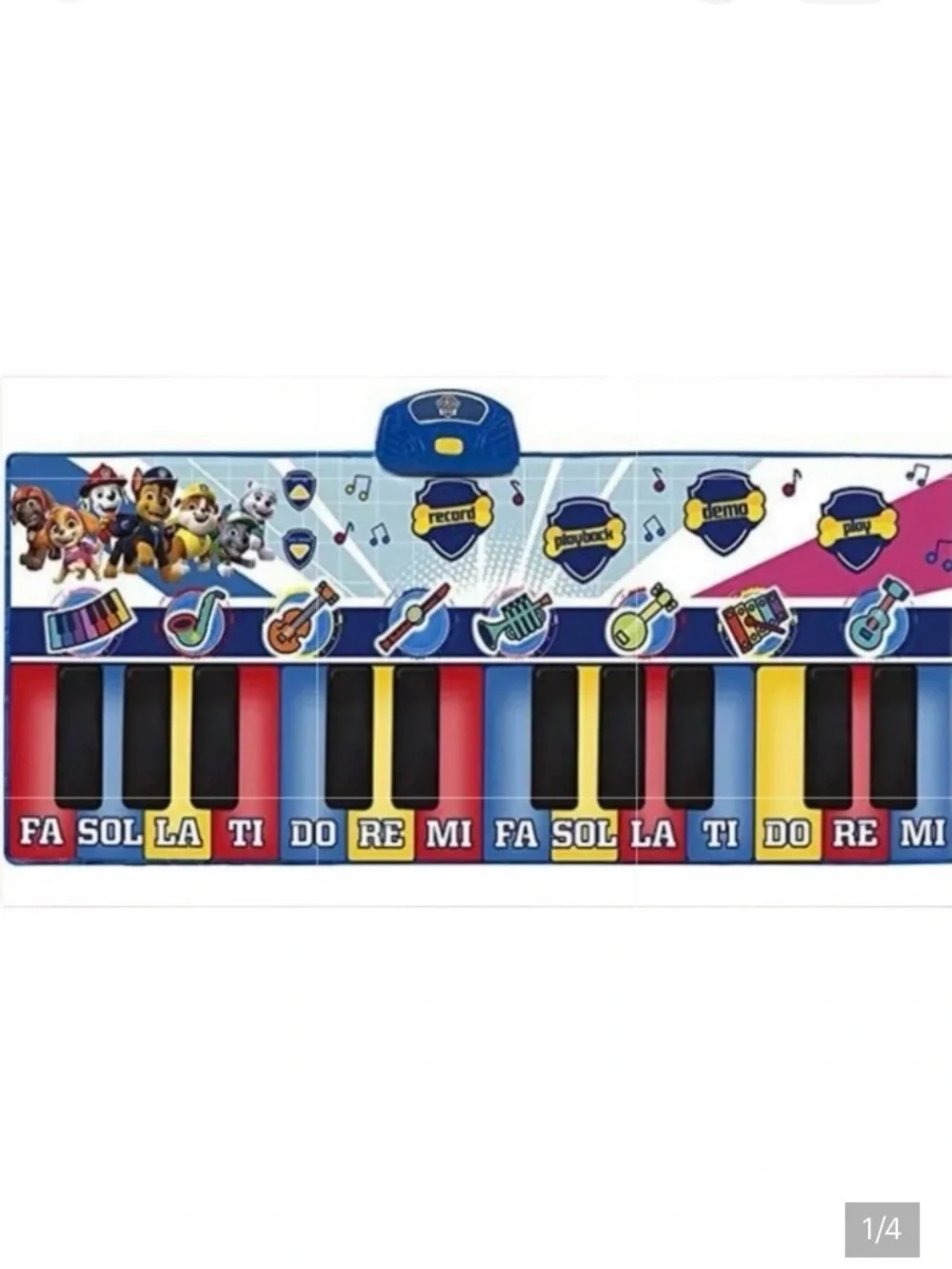 Paw Patrol Giant Musical 70” Piano Mat